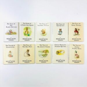 Beatrix potter set of 10 books